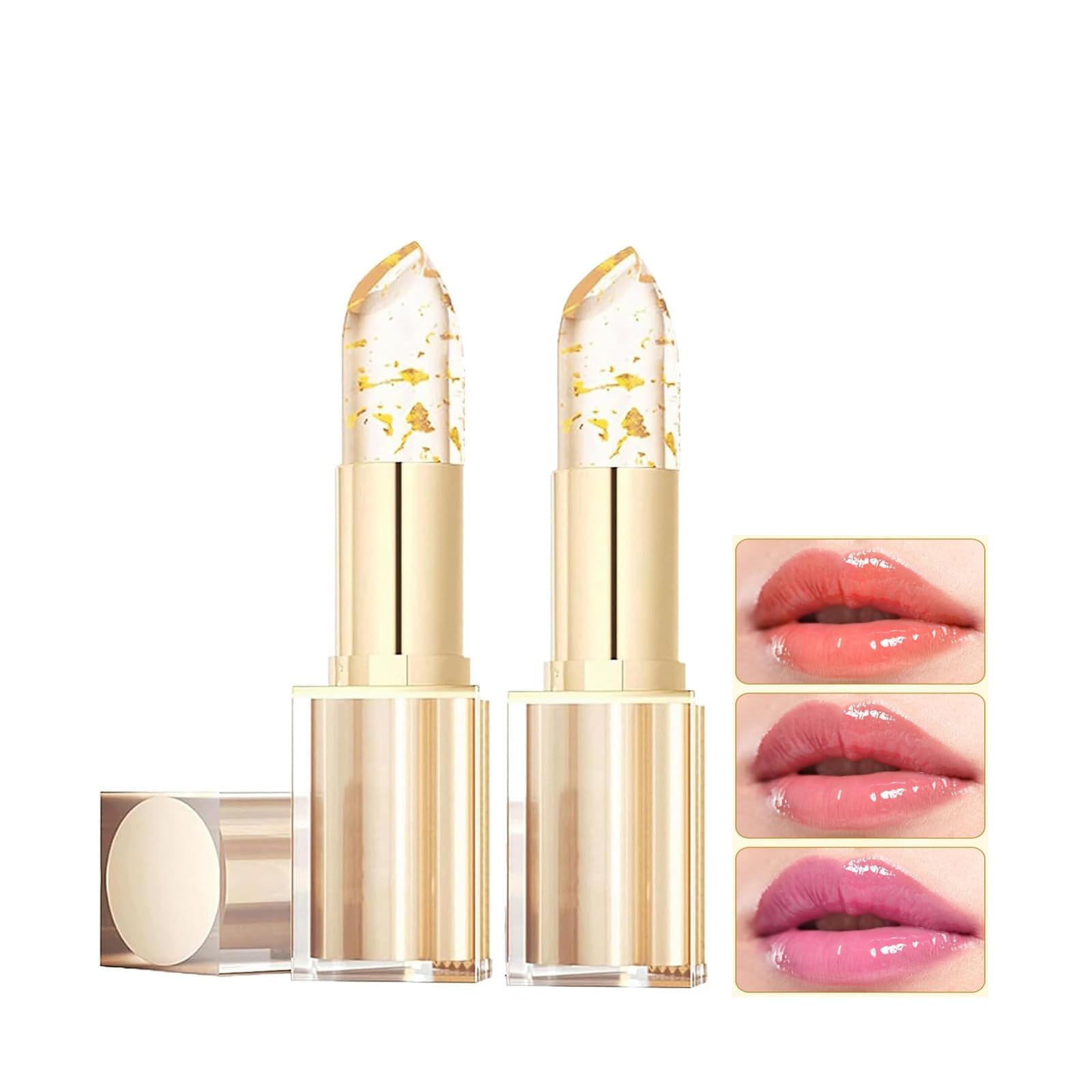 MVC Labial Cambio Color Oro Cristal, tono personalizado que realza tu color natural