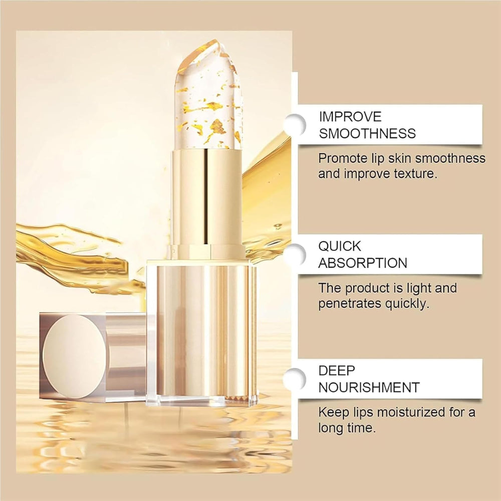 MVC Labial Cambio Color Oro Cristal, fórmula ligera que no se siente pegajosa