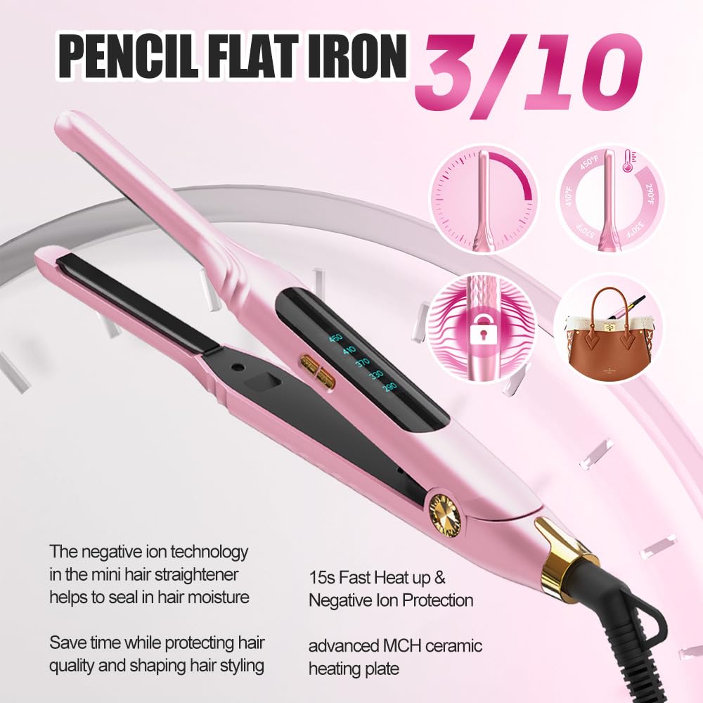 Mvxitanny dual-voltage travel iron ideal for international use.
