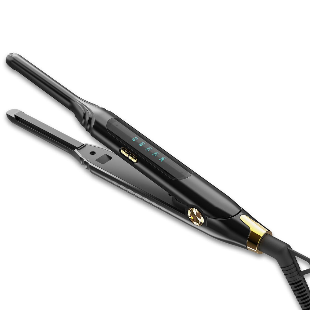 Mvxitanny pencil flat iron with 3/10 inch plate for precise short-hair styling.