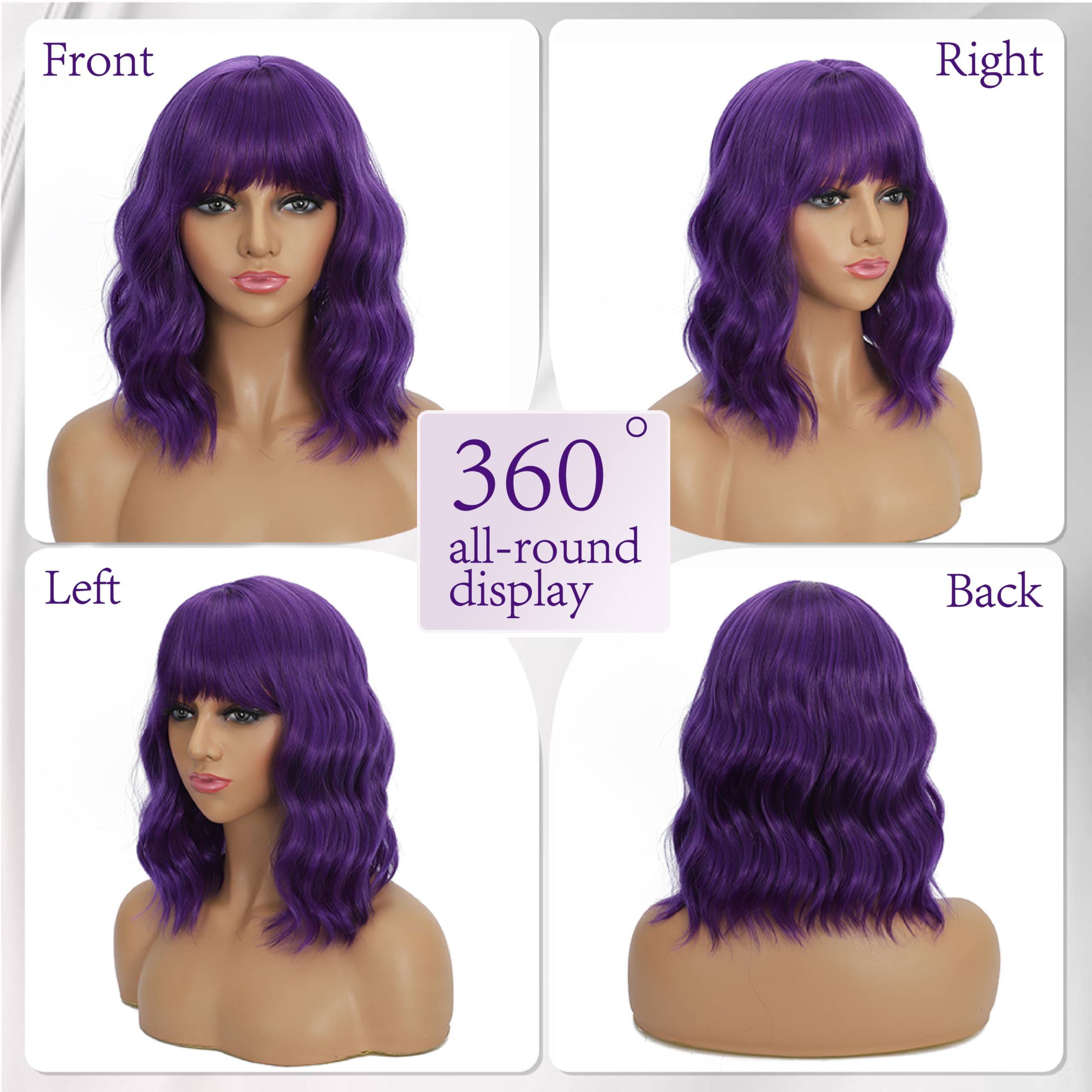 Mxayhnajxl bangs feature trim-friendly for personalized fringe style