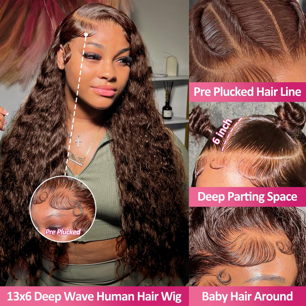 MXTQO 13x6 hd lace-front with natural simulated scalp for a seamless hairline