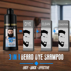 Mxvbaty in-shower beard color treatment for quick, even toning