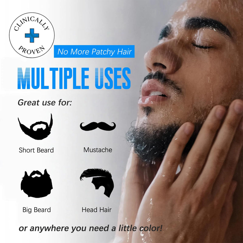 Mxvbaty instant grey-coverage result for a refreshed beard