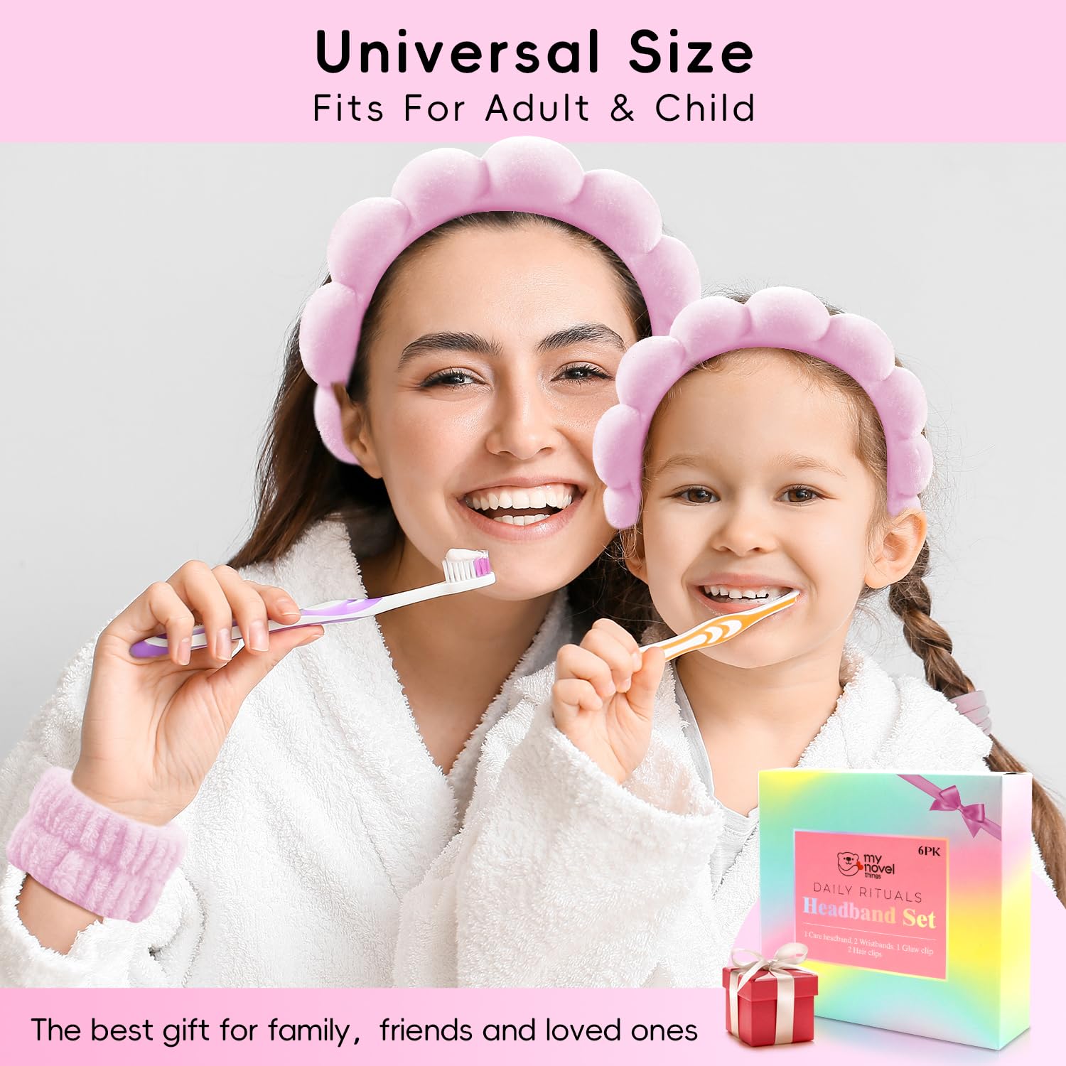 My Novel Things gift-set skincare headbands add practical fun
