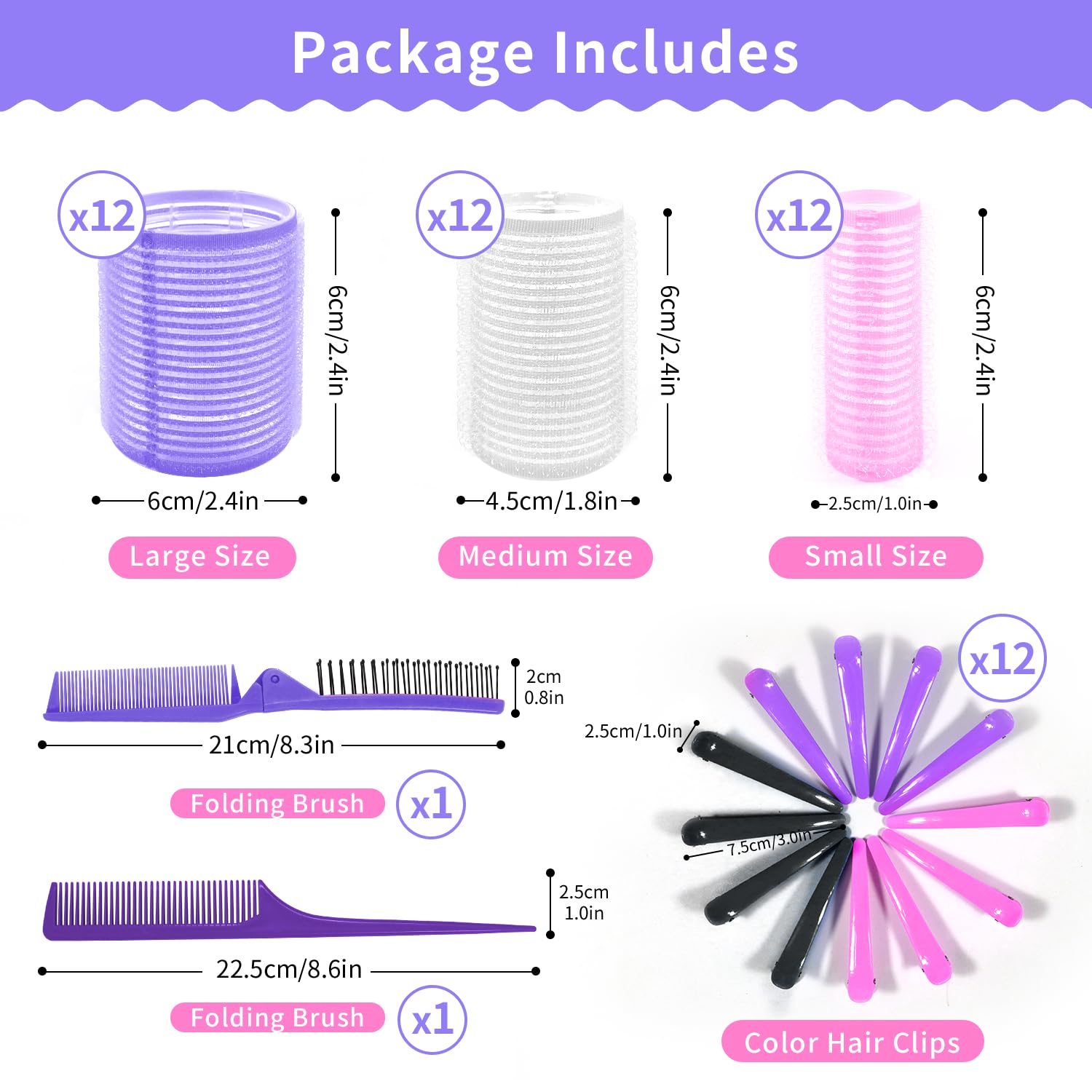 My Novel Things large 55mm rollers designed for soft, voluminous curls.