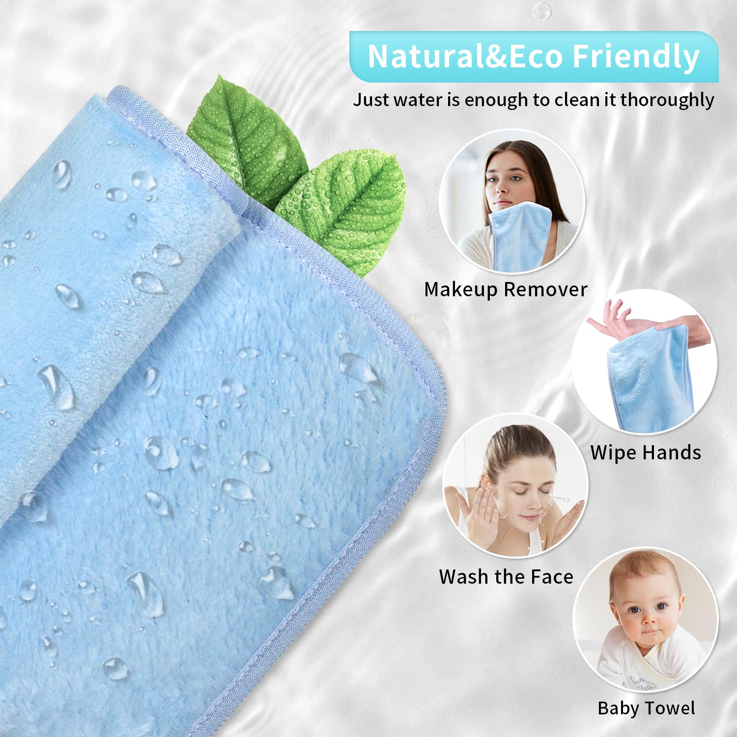 Ideal gift packaging of My Novel Things makeup remover cloth set for women