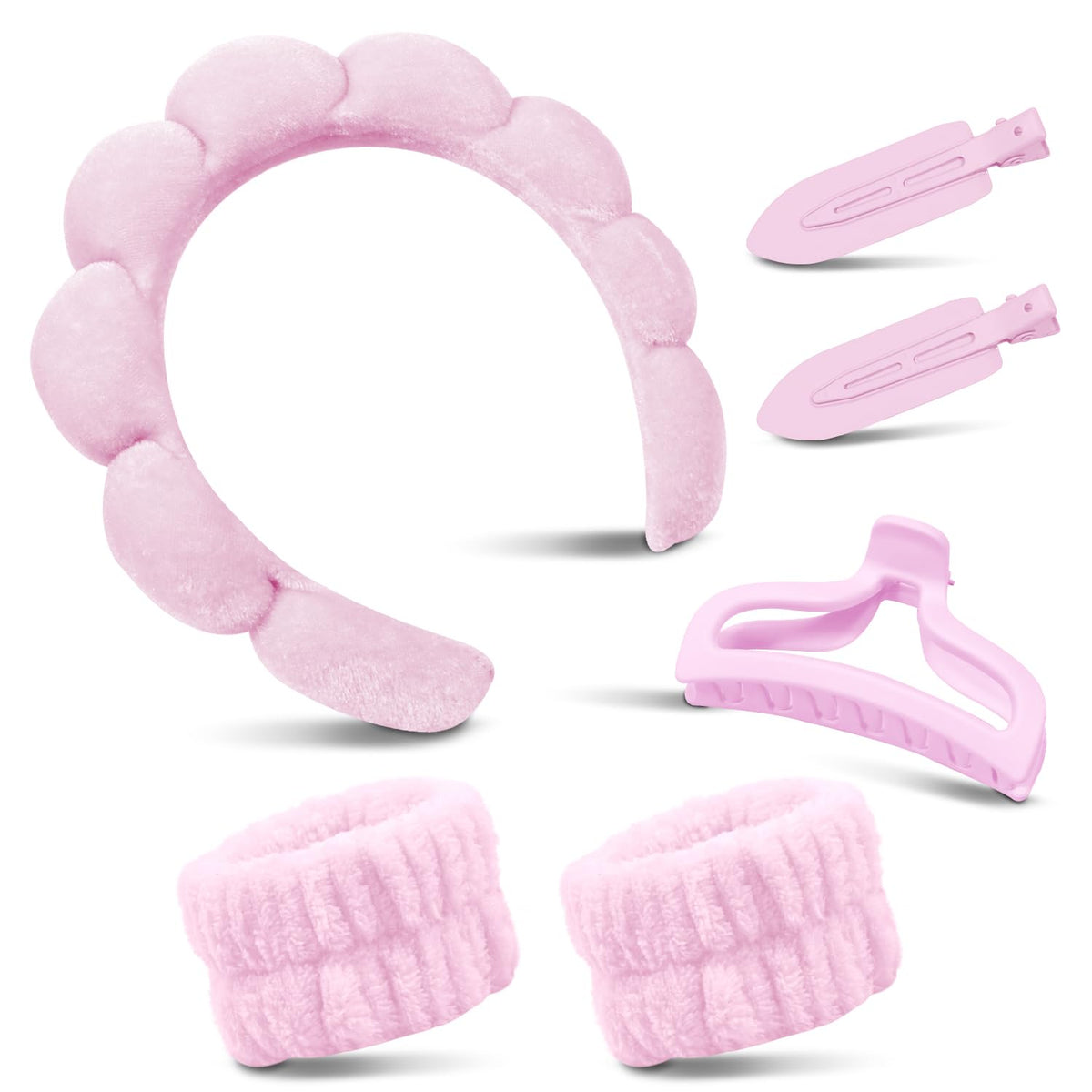 My Novel Things spa headband for washing face with soft velvet and cotton absorbent lining