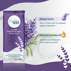 My Skin WAX warm wax melting for moisturized, softer skin after dipping.