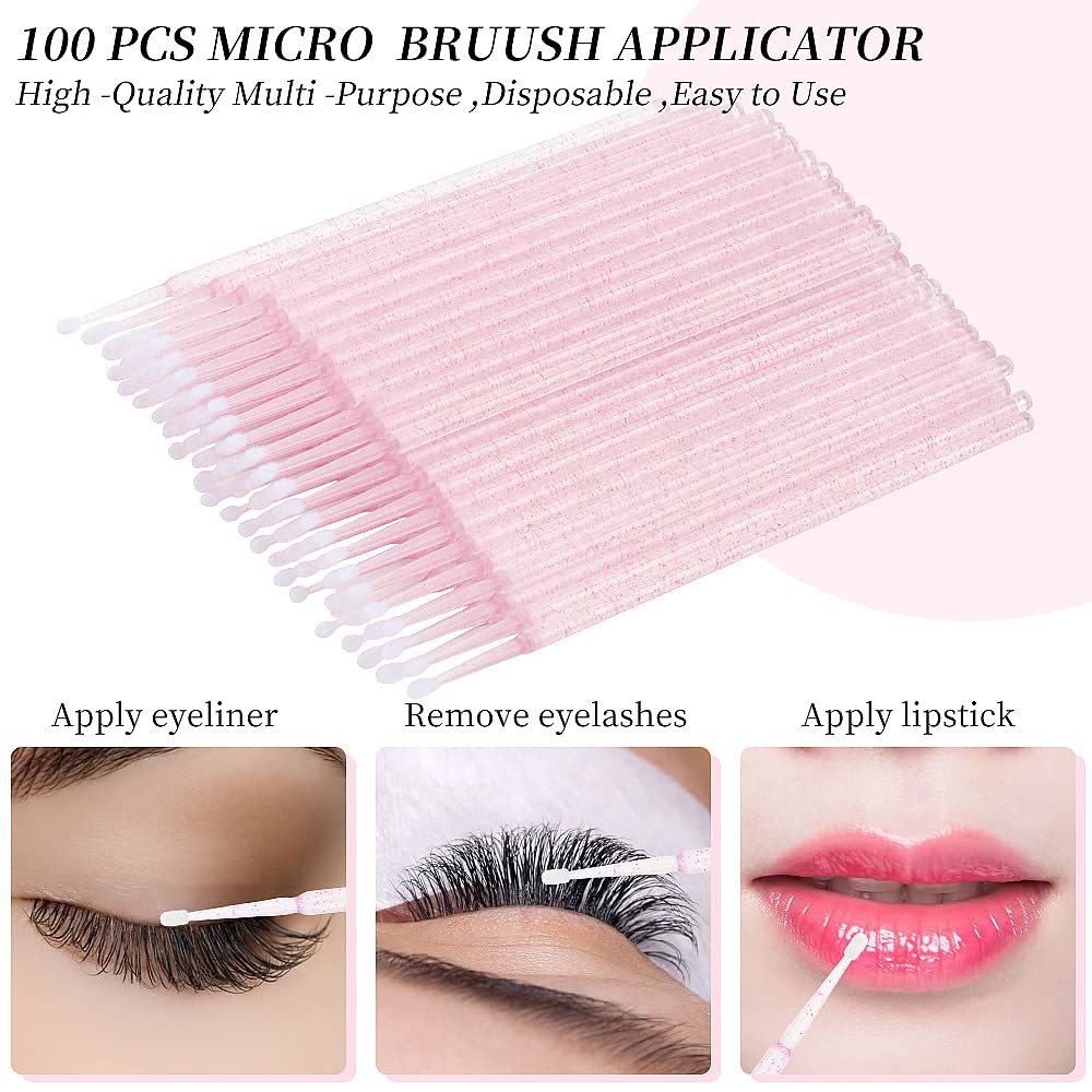 Myaokue-up crystal pink lip brush for clean, controlled lipstick application.