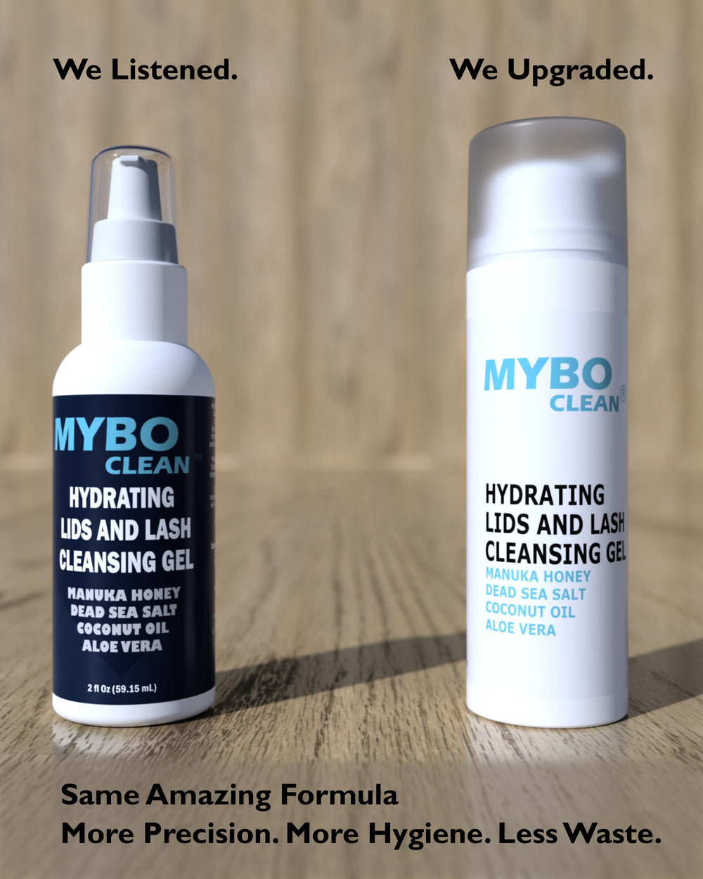 Myboclean miel de Manuka UMF16 para un cuidado suave de pestañas.