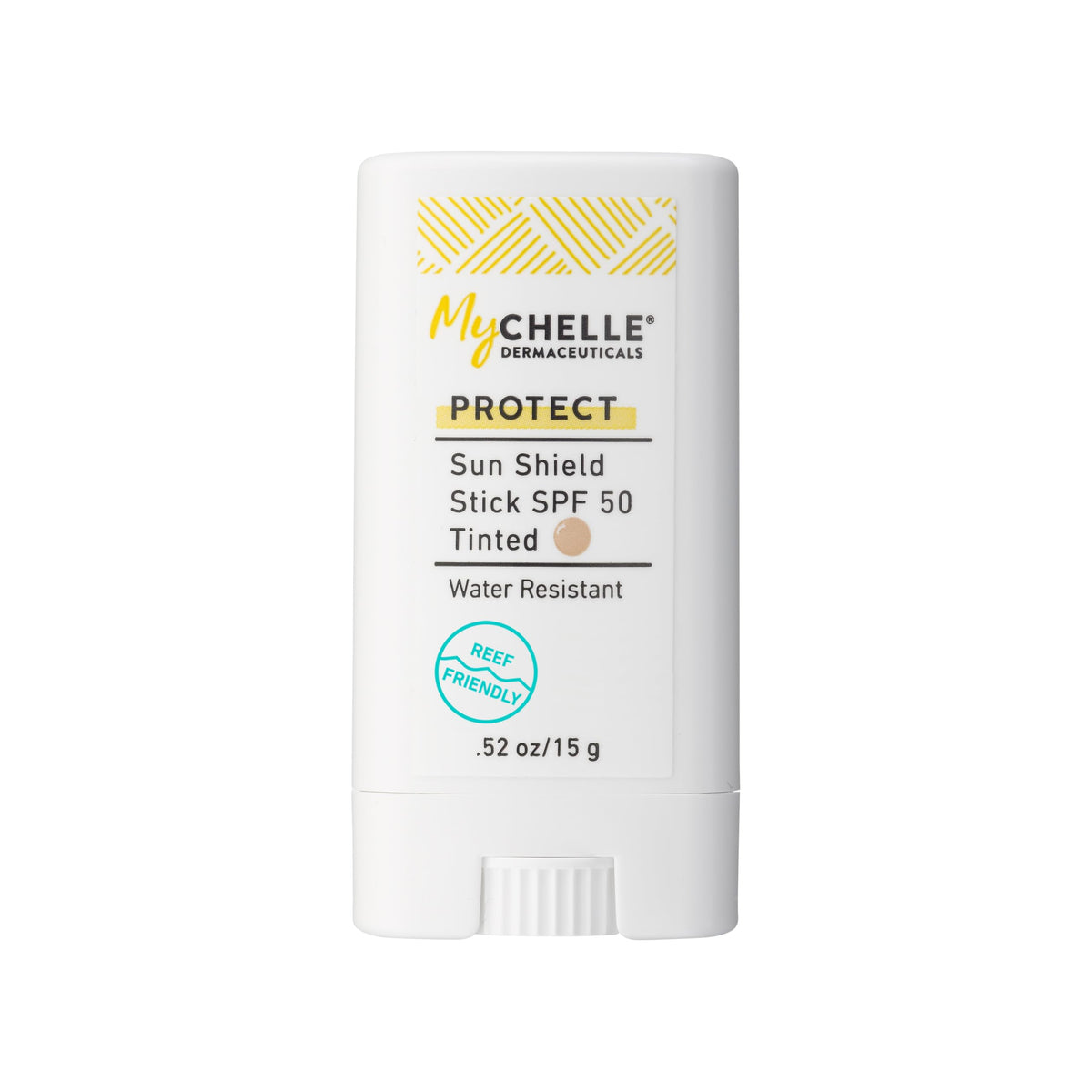 MyChelle protector solar en barra SPF50 tintado para rostro, tono natural