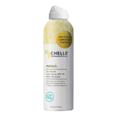 MyChelle Sun Shield Clear SPF 30, frasco de 6 oz, protección diaria y piel equilibrada.
