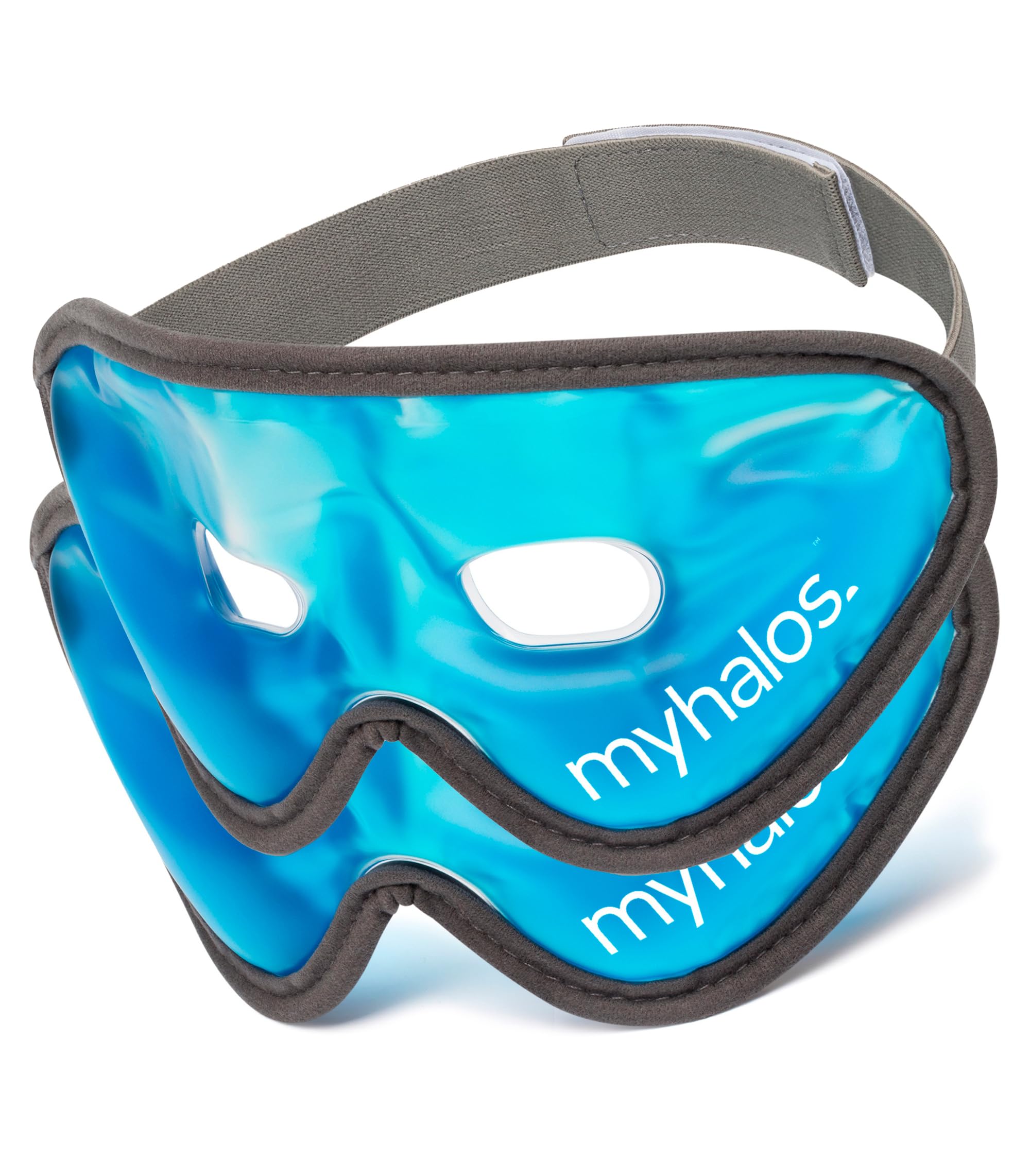 MyHalos Gel Mask cooling-therapy for tired eyes and headaches.