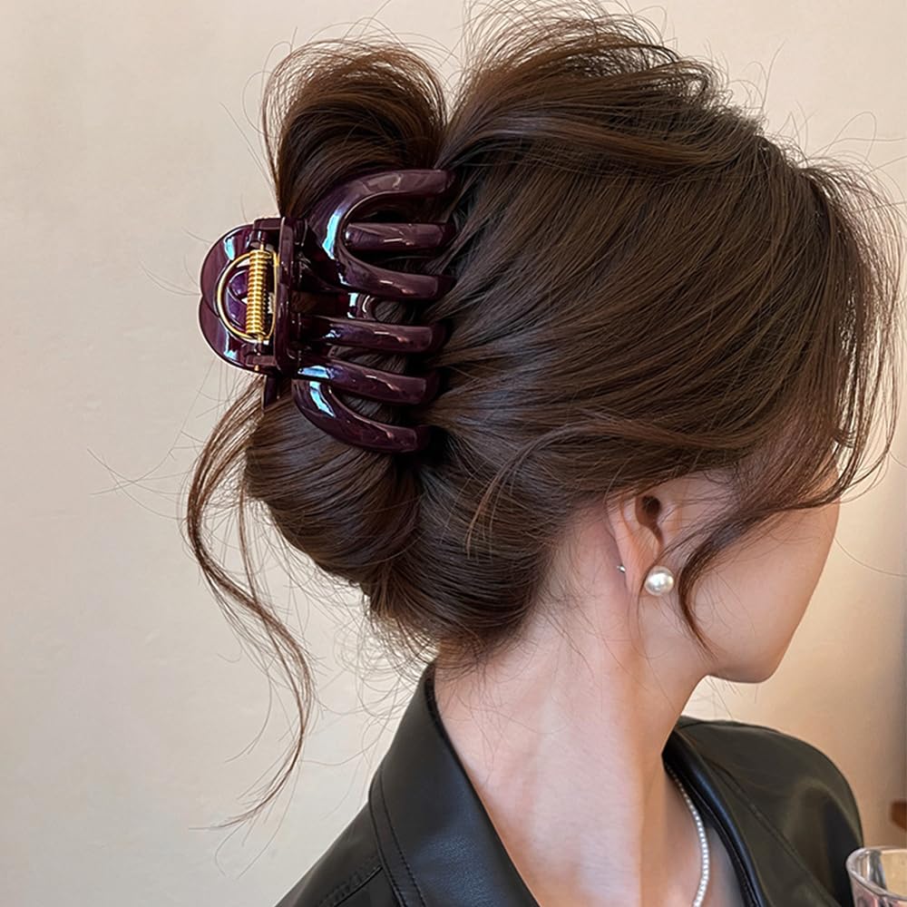 Myhiju red hair clip suits parties and celebrations with vivid color.