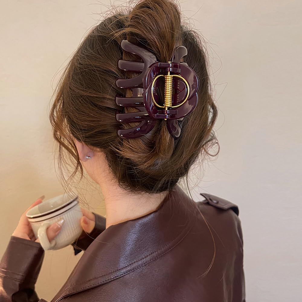 Myhiju secure-slip hair clip holds hair firmly during daily routines.