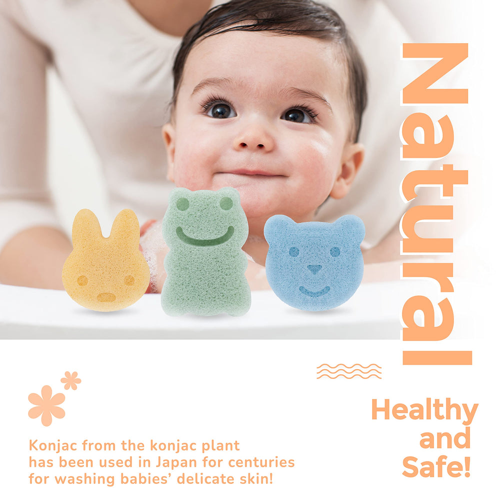 myHomeBody Konjac con rostro de oso, para una experiencia de baño tierna