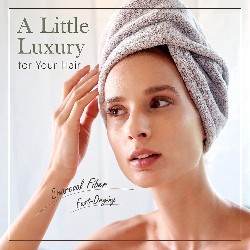 myHomeBody turbante lujo ligero, secado eficiente para el día a día.