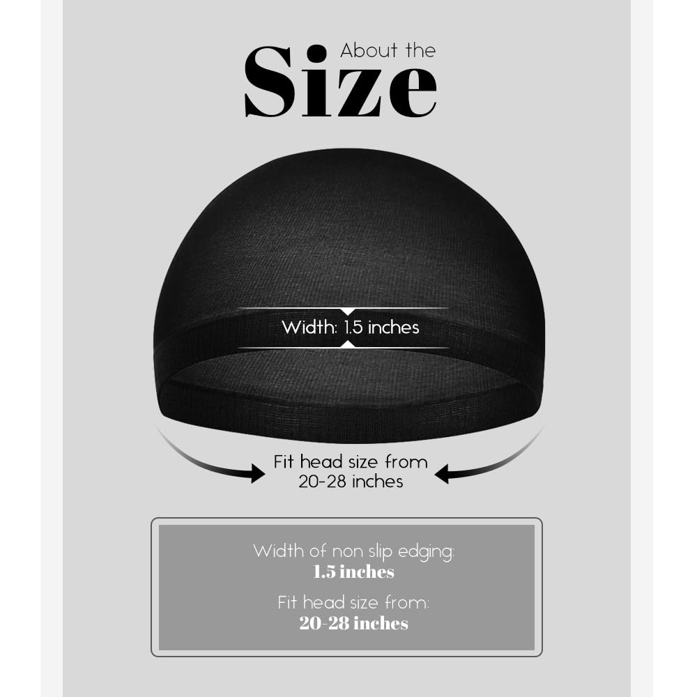 MYKURS 24-piece wig caps offer long-lasting essential wig supply