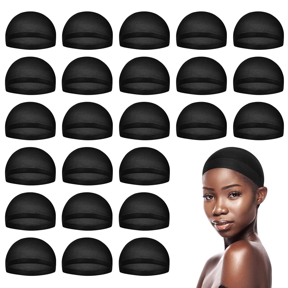 MYKURS black wig caps pack provides secure wig base and comfort all day