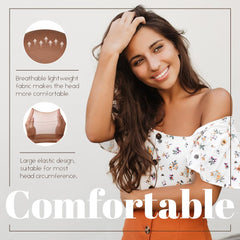 MYKURS stretchable wig cap with elastic band for secure fit across many head sizes.