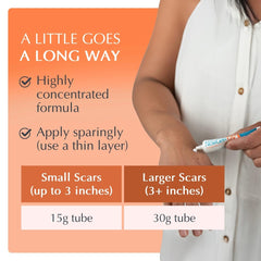 MyNewGel Plus UV scar care on arm highlights outdoor protection for scars
