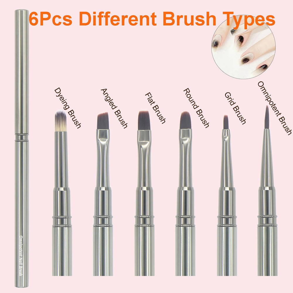 MYR grid brush for fine detail in intricate nail designs