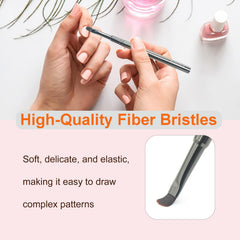 MYR round brush for gentle petals and delicate accents
