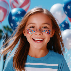 Mysense brillo patriótico en hombros para un look festivo y duradero.