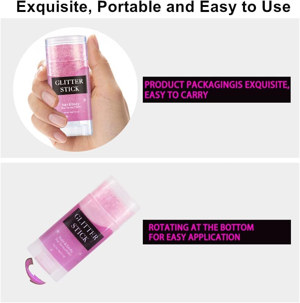 Mysense brillo resistente al agua rosa: permanece durante conciertos y festivales.