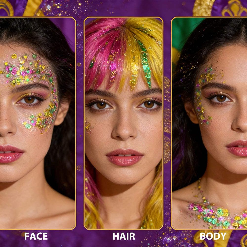 Mysense Mardi Gras Brillo para ojos: acentos brillantes sin esfuerzo.
