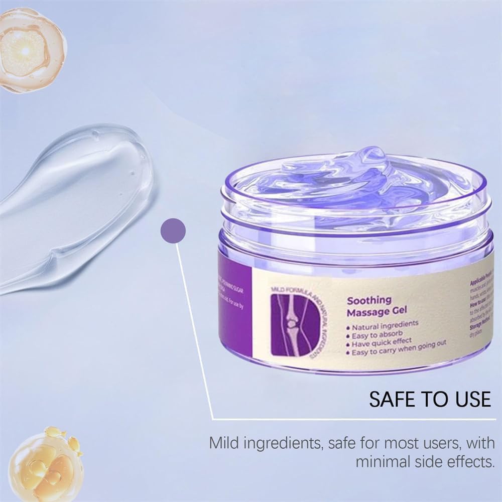 MYSQIHO Gel purpura, alivio suave para manos y pies durante el día.