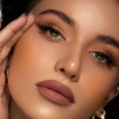 MYSTER ROSEY Nudes mini-paleta, sombras marrón neutro con buena pigmentación.