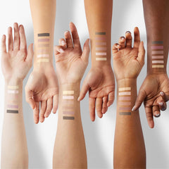 MYSTER ROSEY Nudes Series mini paleta, fórmula impermeable resistente a agua y aceite.