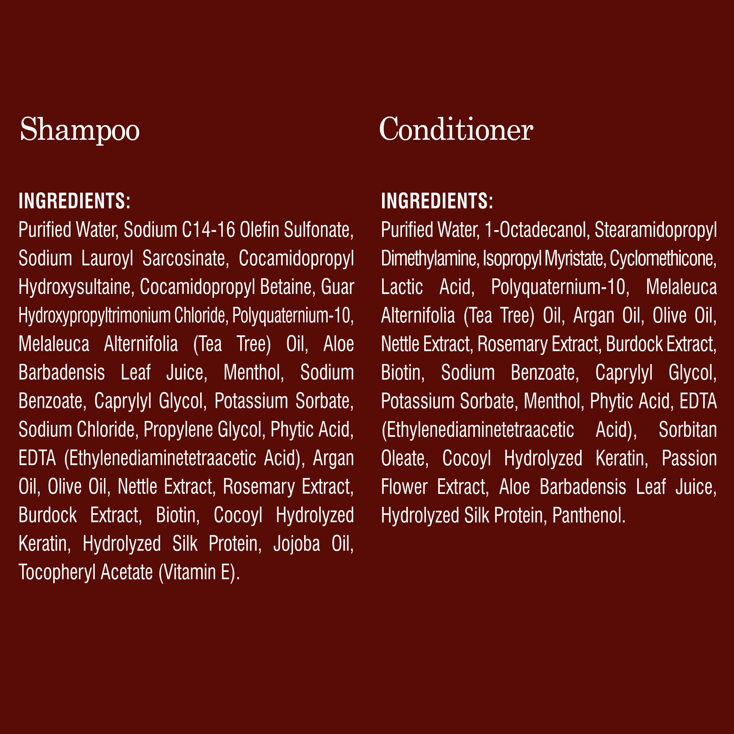MYSTÉRE BEAUTÉ Rosemary Chelating Conditioner application promotes smoother, shinier hair