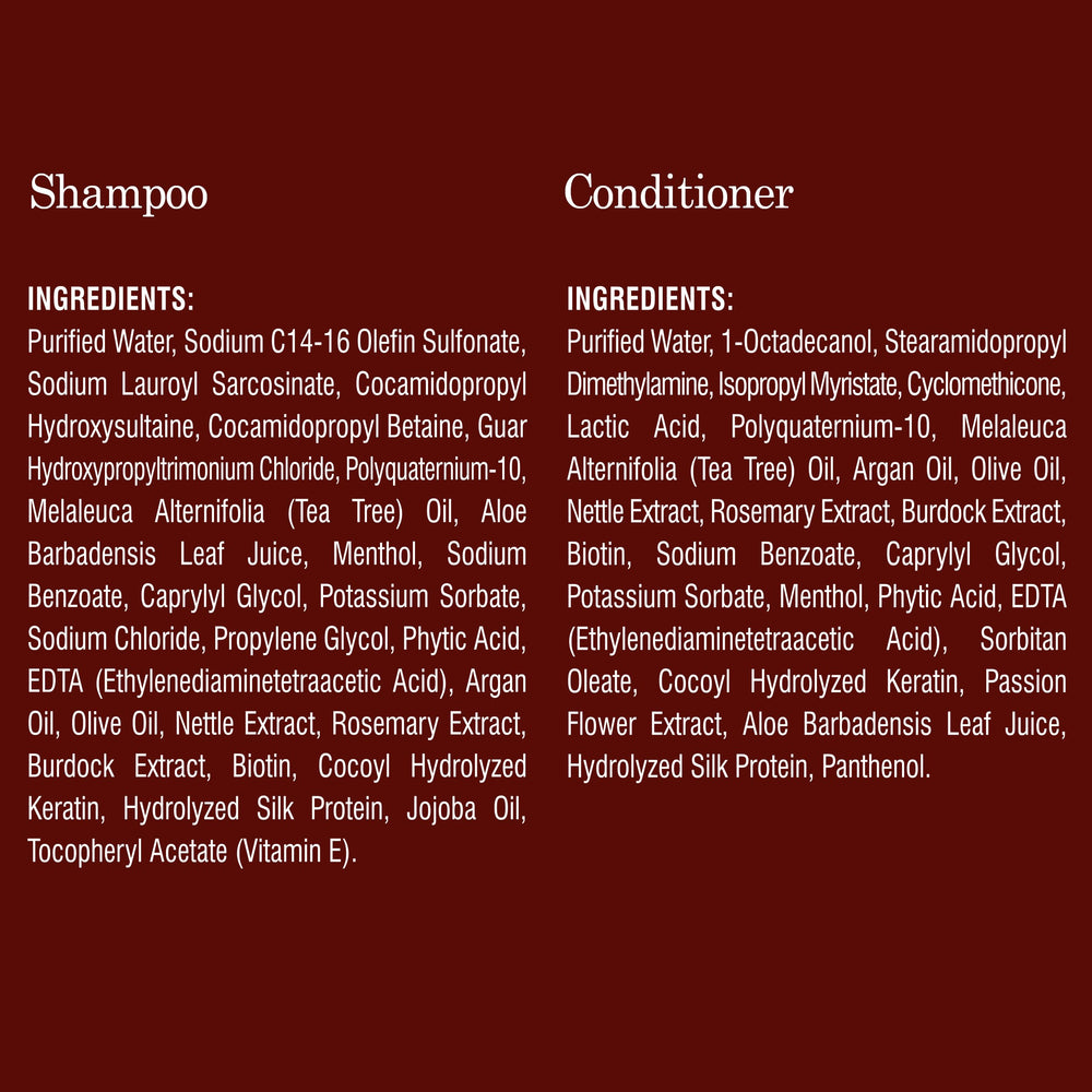 MYSTÉRE BEAUTÉ Rosemary Chelating Conditioner application promotes smoother, shinier hair