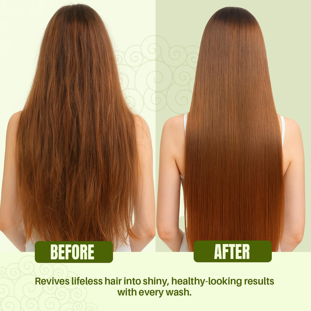 Silky strands after using the MYSTÉRE BEAUTÉ rosemary conditioner