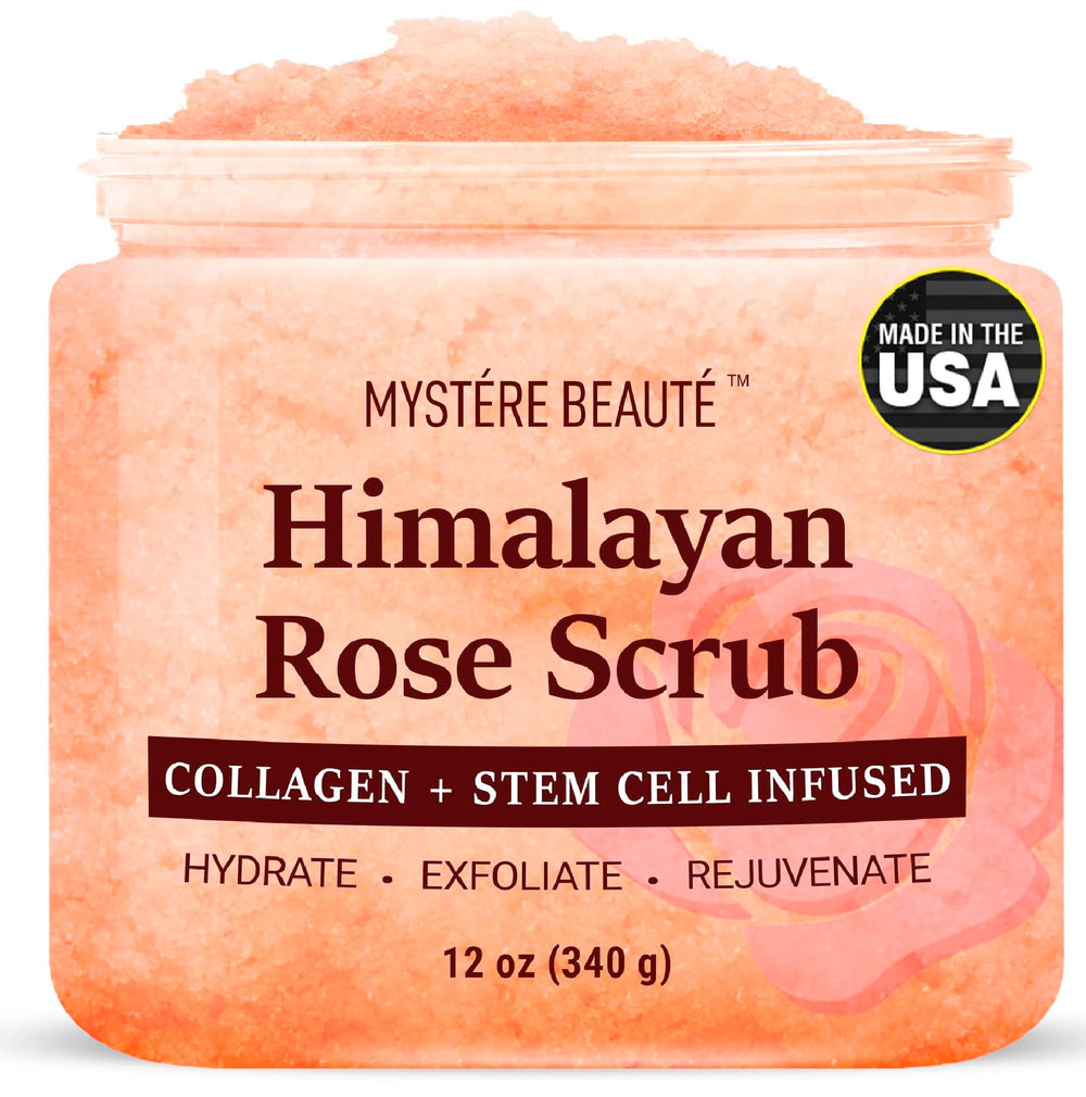 MYSTÉRE BEAUTÉ exfoliante corporal con granulos de sal para suavizar la piel