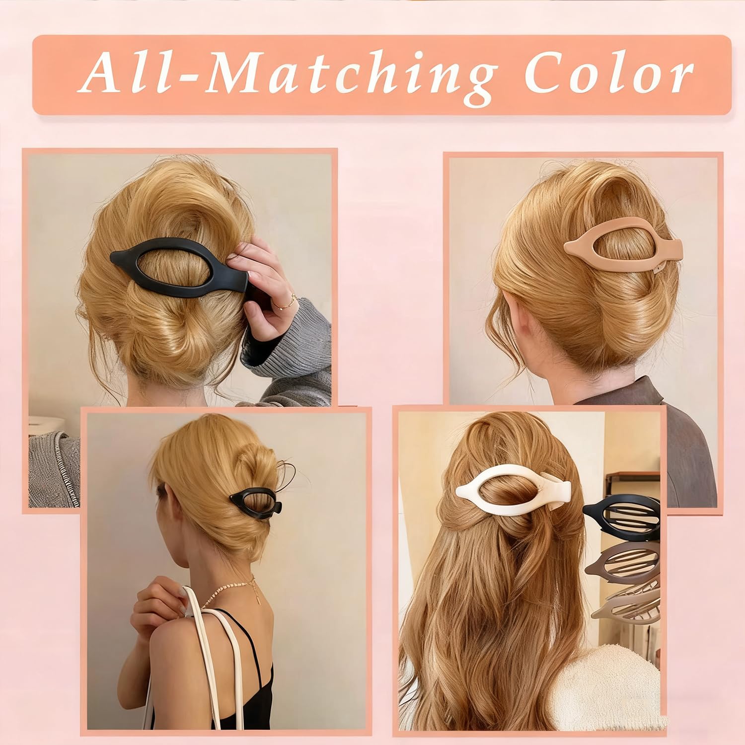 Mythos interlocking-tooth flat clip grips diverse hair textures securely