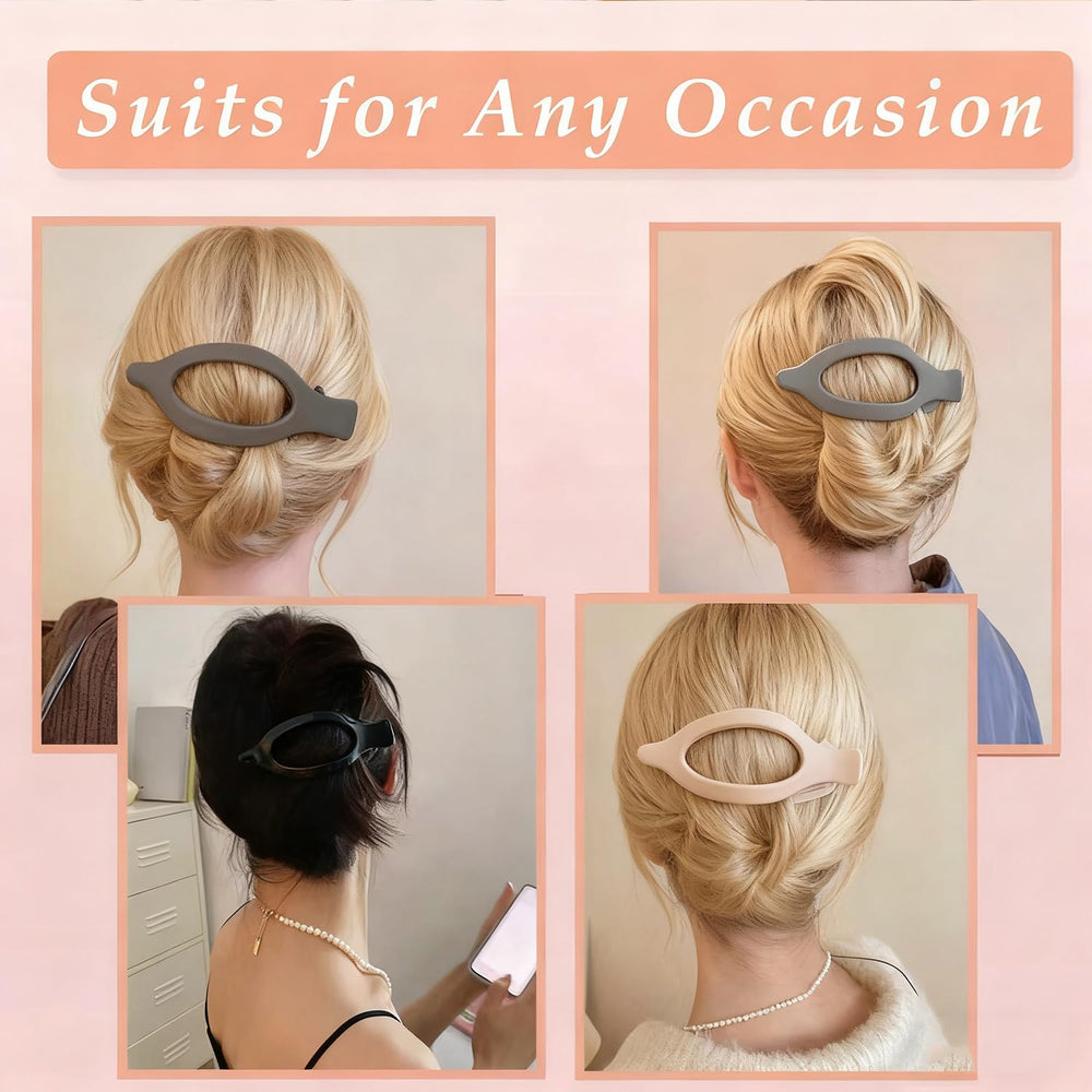 Mythos large 4.7 inch clip holds thick or thin hair securely