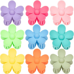 Mythos Flower Clip Rose holds hair securely for workouts