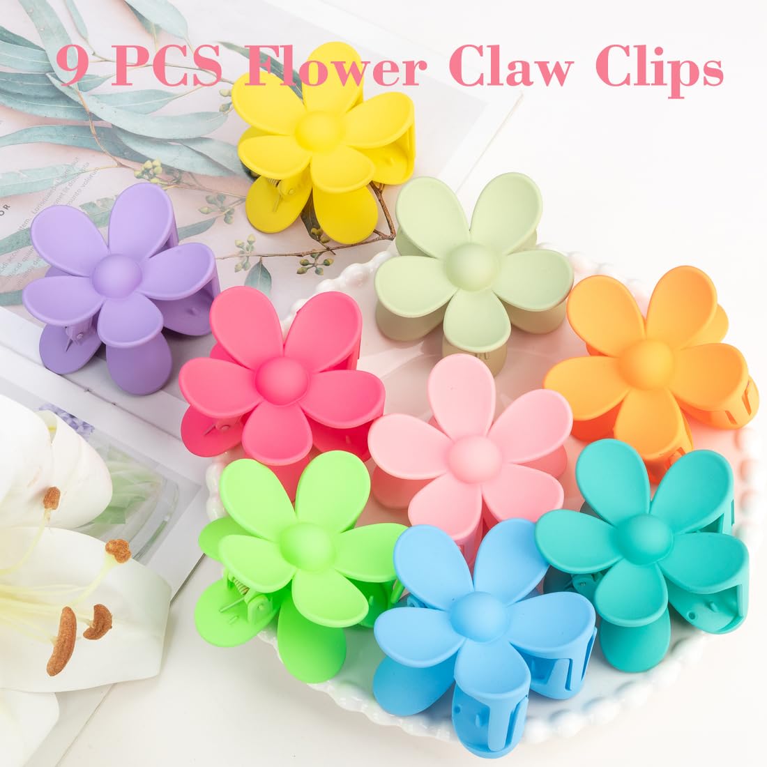Mythos Flower Clip Sunflower brightens styles with strong hold
