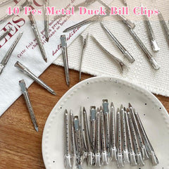 Mythos silver hair clip for thick or thin hair during coloring