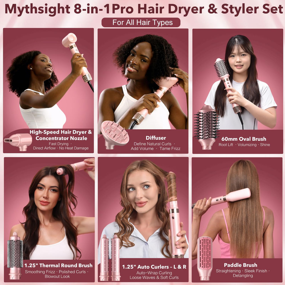 Mythsight StyleVibe ceramic air path ensures even heat distribution