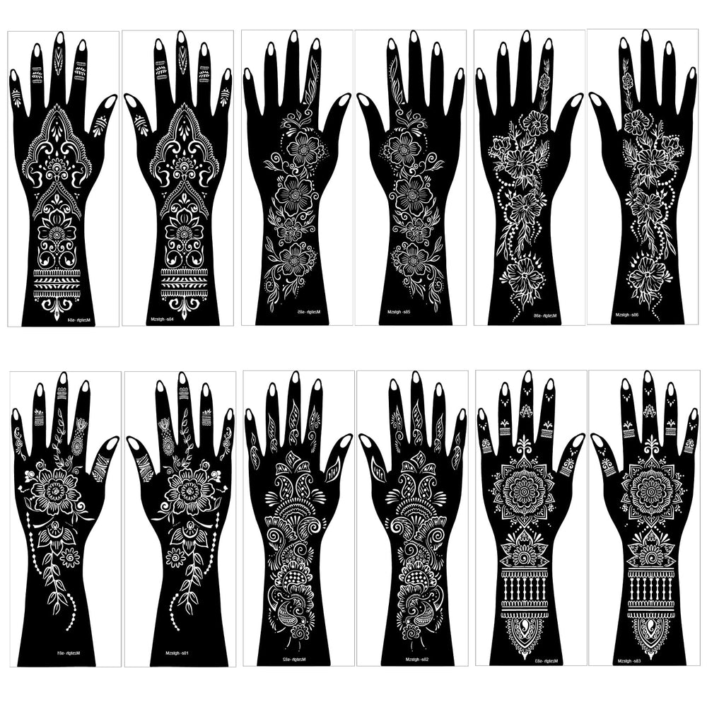 Mzstgh floral stencil designs ideal for weddings and parties.
