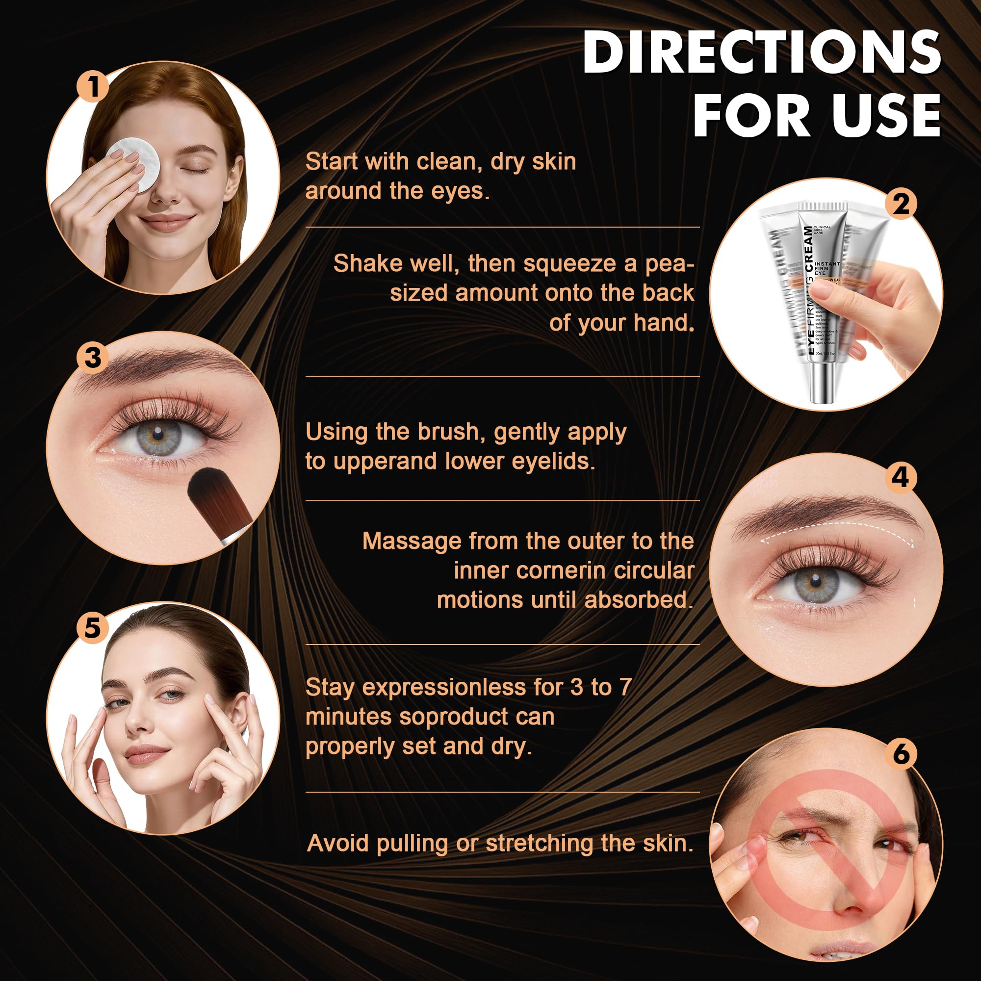 Under-eye area looks refreshed for makeup or bare skin with Nabevin