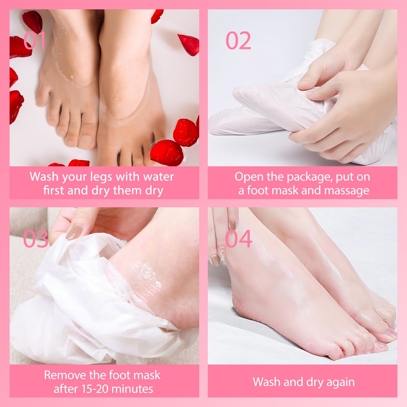 Nacerlary foot mask ready for sandal season and dry climates.