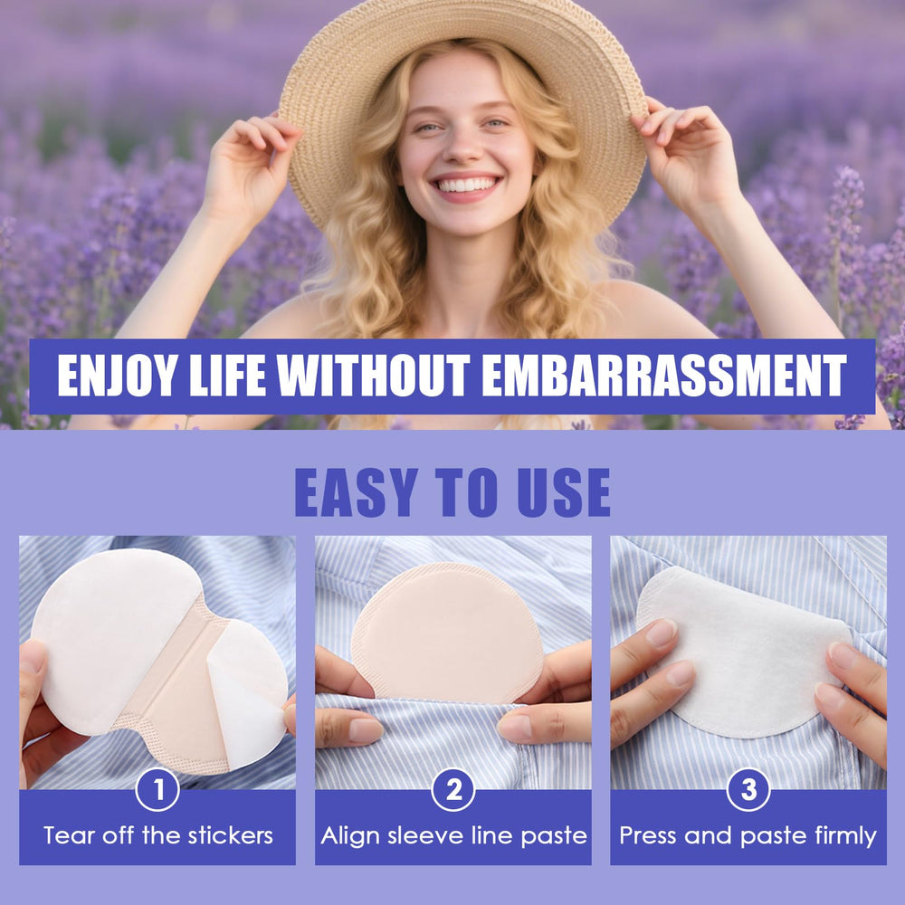 Nacerlary pads axilas uso fácil y rápido bajo cualquier prenda