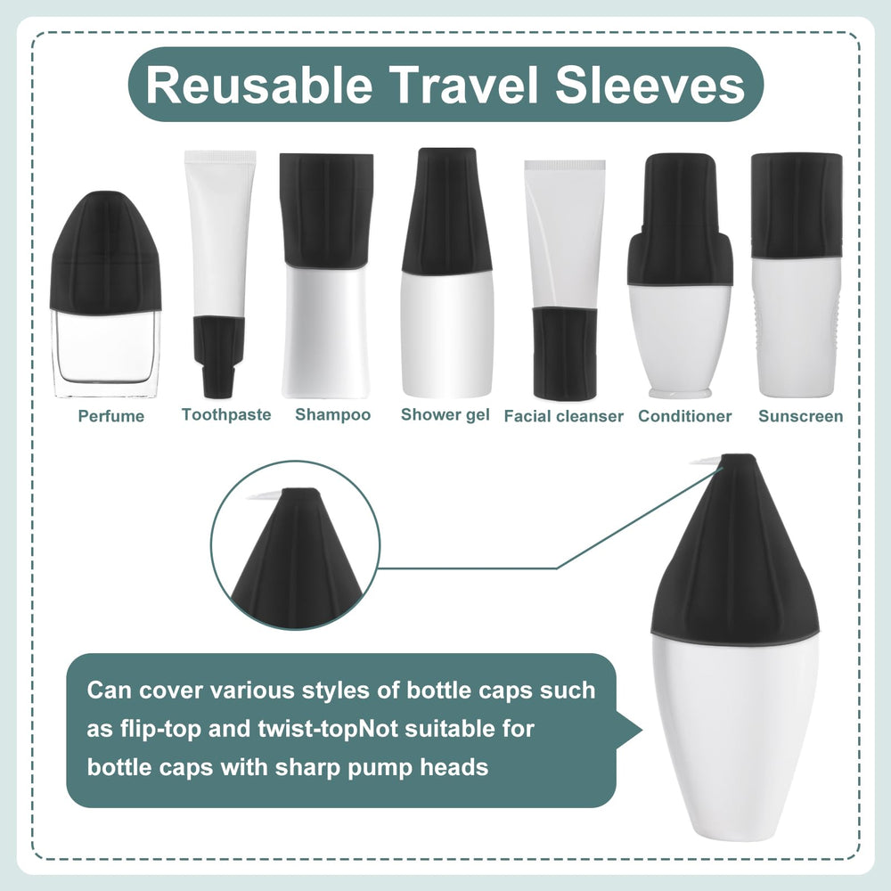 NACHLYNN bottle cover keeps makeup foundation secure during travel
