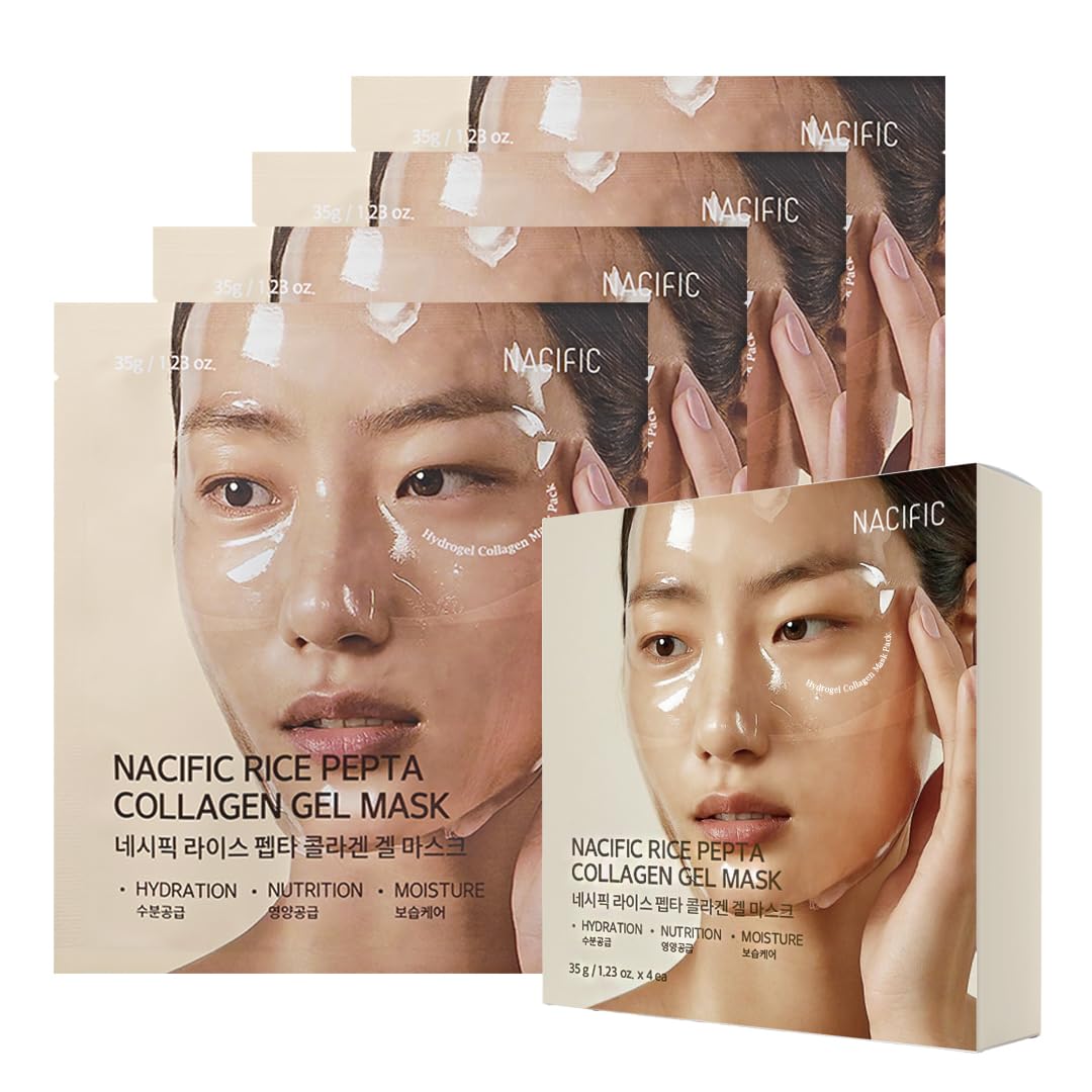 NACIFIC Rice Pepta Collagen Gel mascarilla frente para hidratación profunda y firmeza